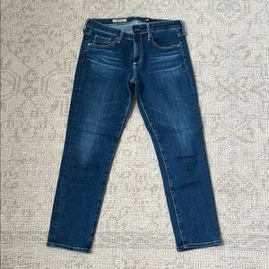 AG “The Stilt Crop” cigarette cropped jeans size 27